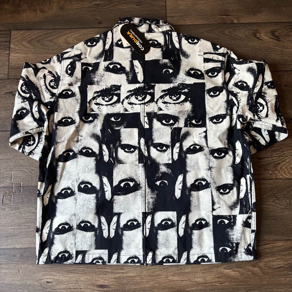 Levi's x Roemello Ugale Skateboarding Garage Jacket Eye Black Size Medium NEW - Picture 2 of 5